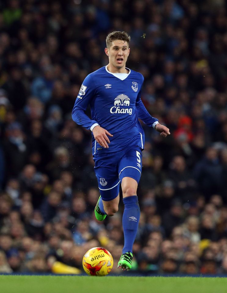 Everton ace John Stones is a £50m target for Guardiola