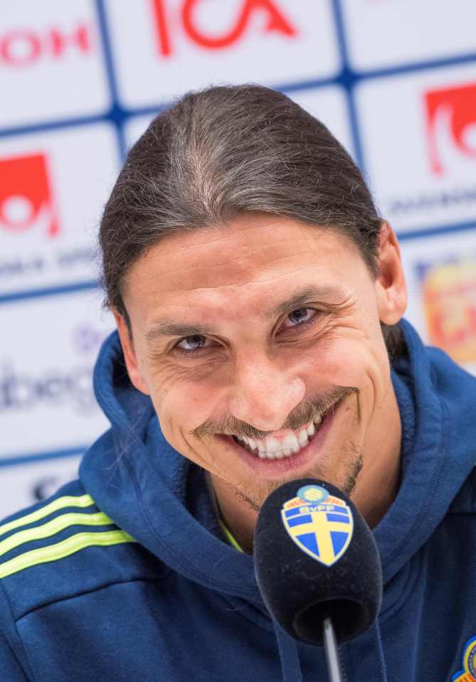  Ibrahimovic will surely have appreciated the mischievous greeting