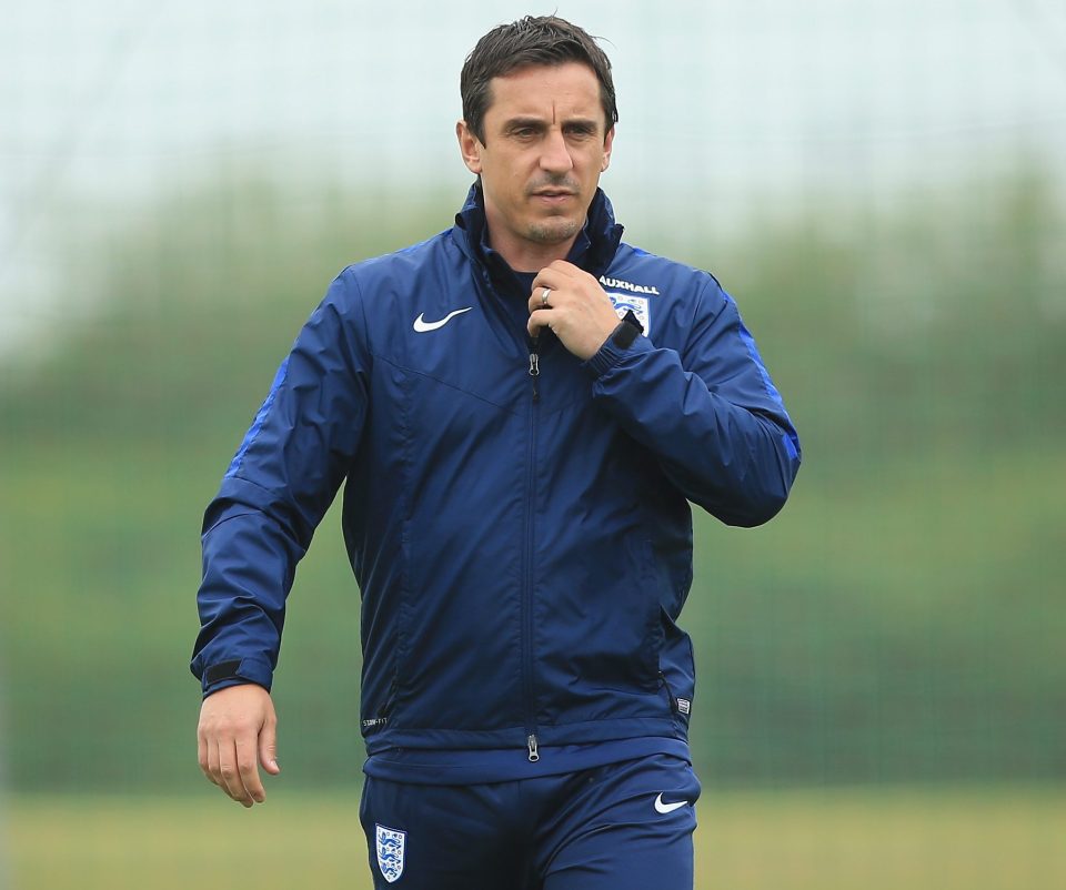 Gary Neville has urged Sam Allardyce not to rip apart the England squad