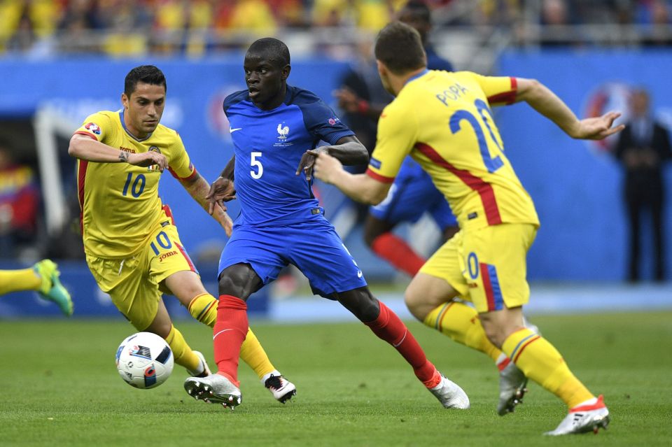  Kante's performances in midfield have seen him likened to former Chelsea and France legend Claude Makelele