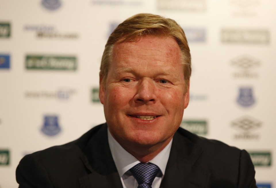 Everton boss Ronald Koeman was Ajax manager during the blazing row