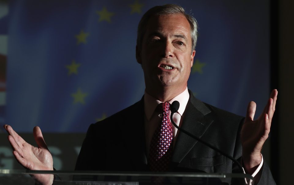  Farage said in his speech today: 'I said I want my country back, and I’m saying today I want my life back'