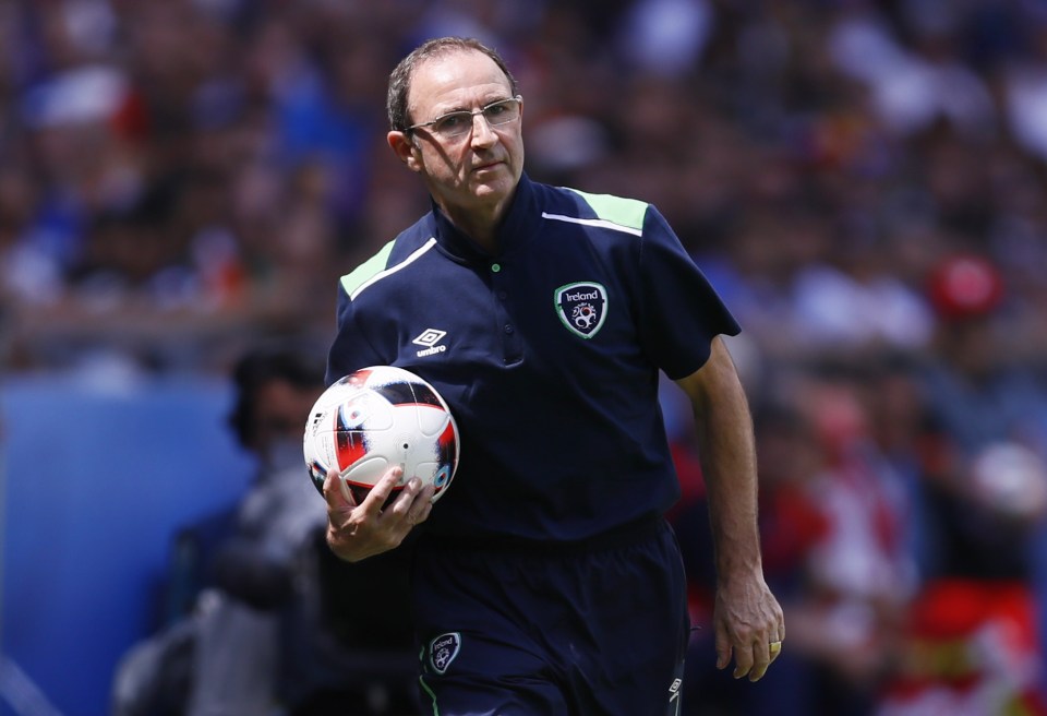  Martin O'Neill managed the Republic of Ireland to the round of 16 stage of the Euro 2016 tournament