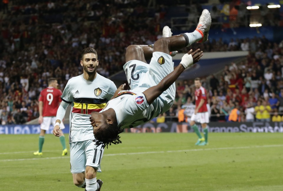  Batshuayi unveiled an athletic celebration after strike