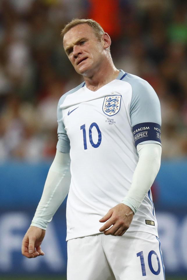  Wayne Rooney only managed one goal as England disappointed at Euro 2016