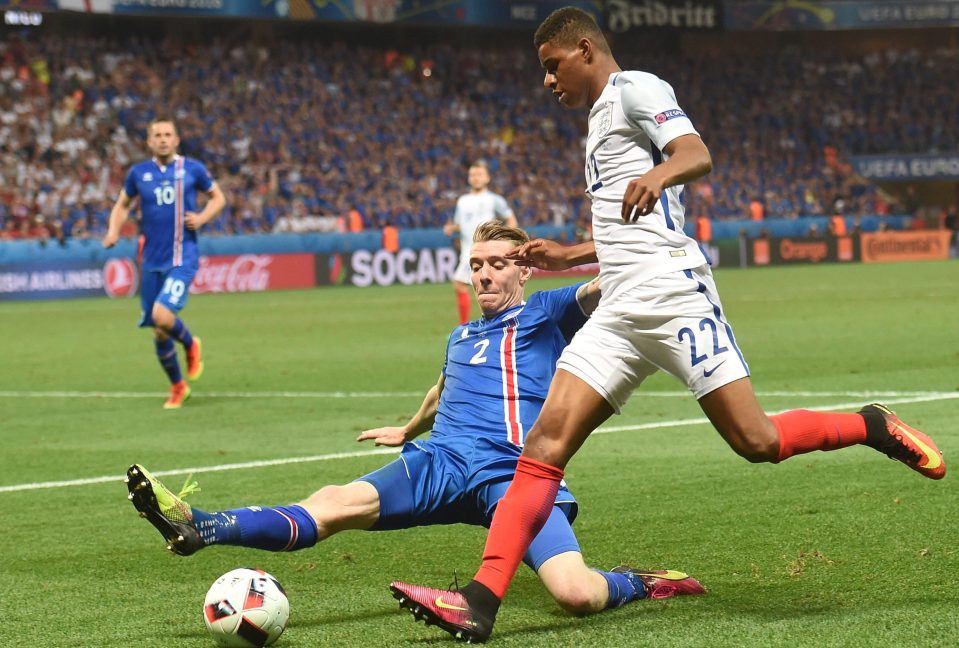 United striker impressed as a late substitute as England slumped out of the Euros against Iceland