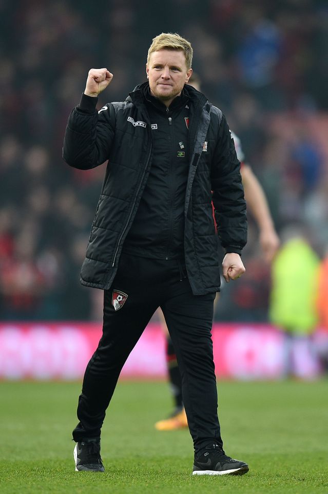 Eddie Howe has won plaudits for his work with Bournemouth