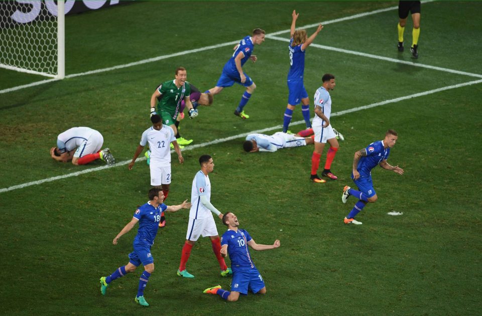 Iceland dumped England out after a shock 2-1 last-16 victory