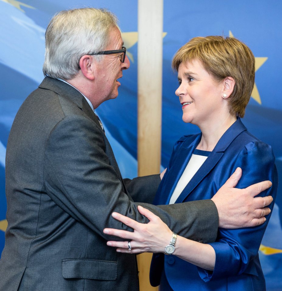  The report found that - despite Sturgeon's enthusiasm for the EU - two-thirds of Scotland’s experts go to the rest of the UK with just 15 per cent heading to the Europe