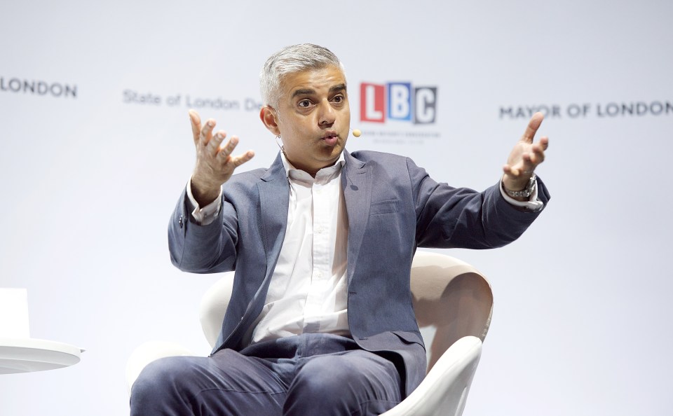  Mayor of London Sadiq Khan said he will sell three water cannons