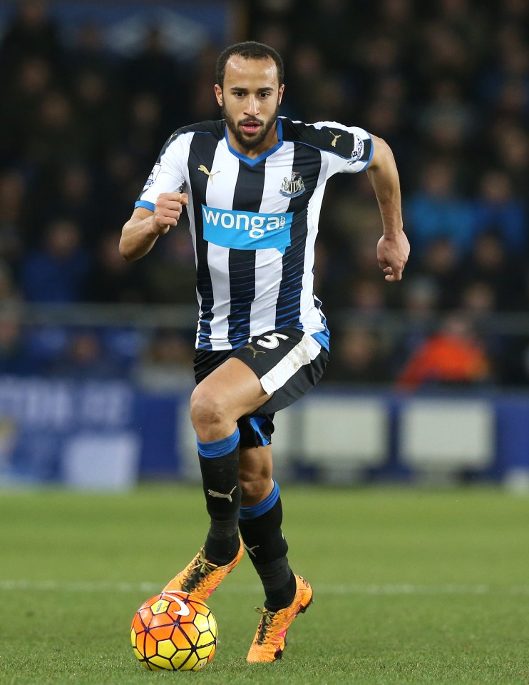  Palace have already spent £13m on Newcastle winger Andros Townsend