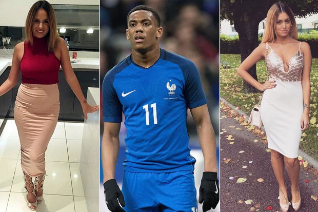 Anthony Martial's ex Samantha has accused his new girlfriend of being a "prostitute"