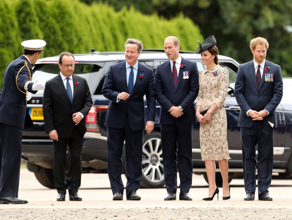 Kate Middleton was attending the 100th anniversary of the battles of the Sommes