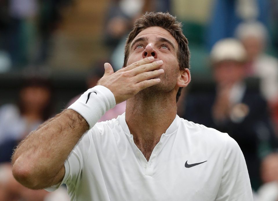  Del Potro counts his blessings after a magnificent Wimbledon victory