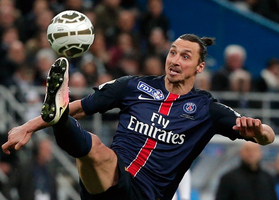 Ibrahimovic left Paris Saint-Germain on a free transfer last month