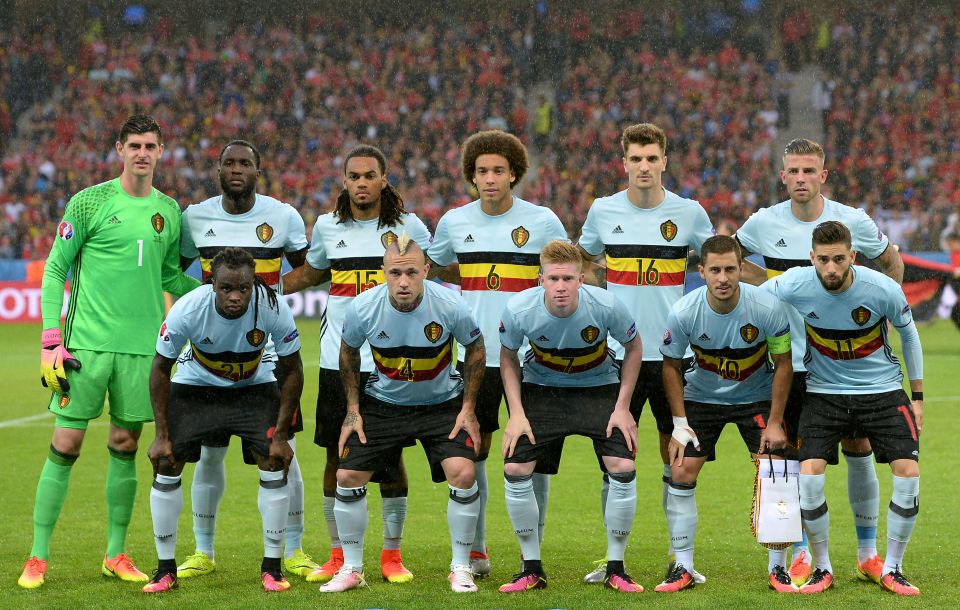 The Belgian team lined up with a makeshift defence after the suspension of Thomas Vermaelen and injury to Jan Vertonghen