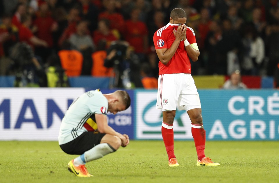  Skipper Ashley Williams couldn't hold back the tears after win