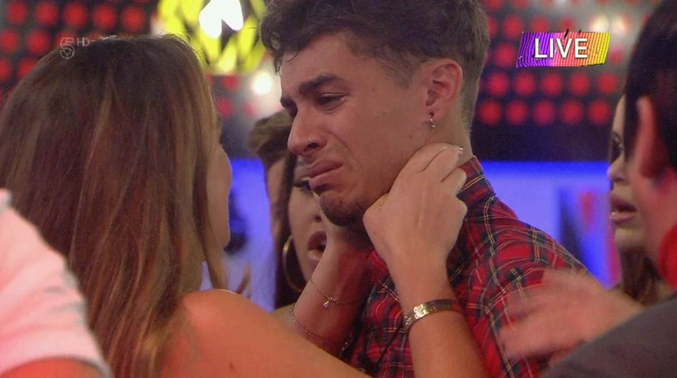  The couple were heartbroken to be separated when Georgina was evicted a few weeks ago