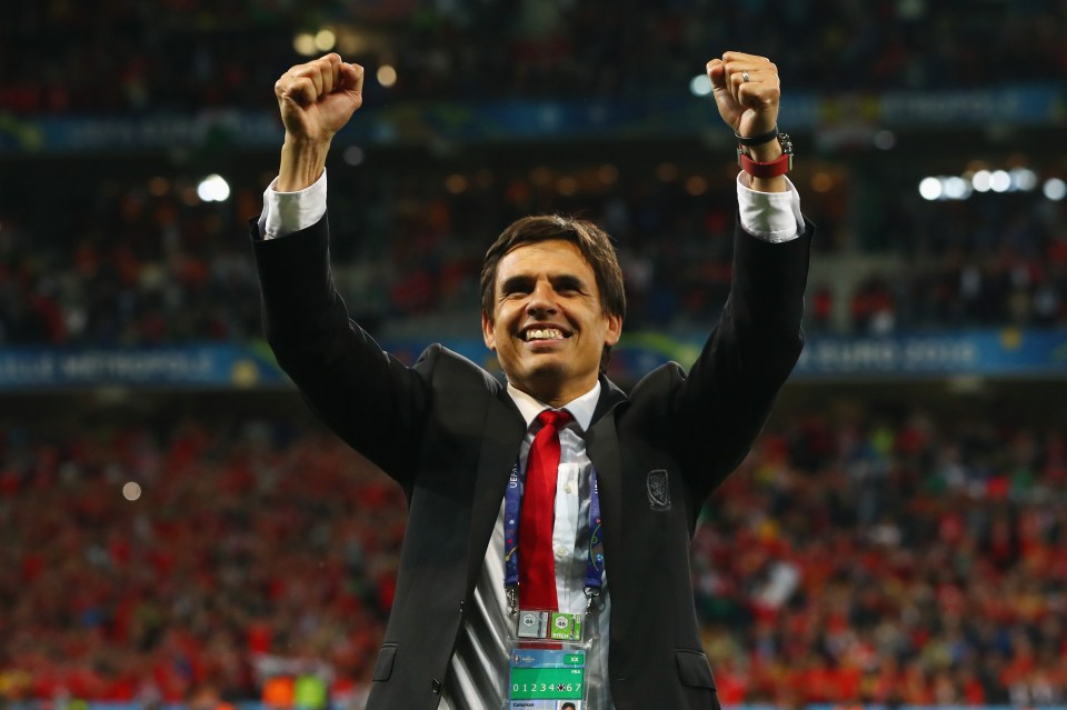  Chris Coleman has led Wales up 15 places to 11th in Fifa rankings