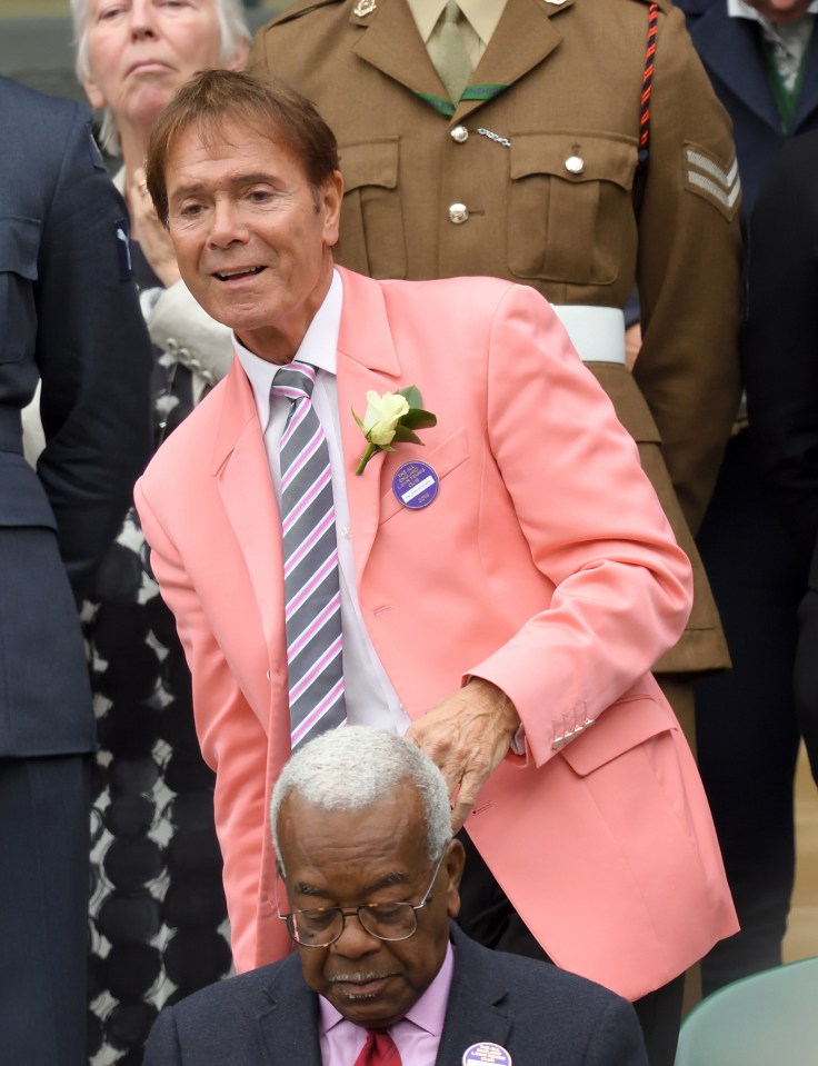 Cliff made a comeback at the tournament this year and turned heads in a pink jacket 