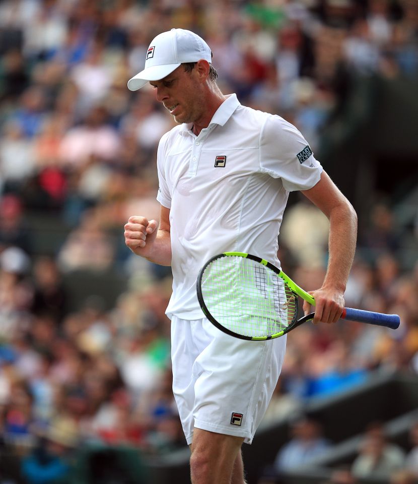  Sam Querrey knocked out Novak Djokovic in the third round