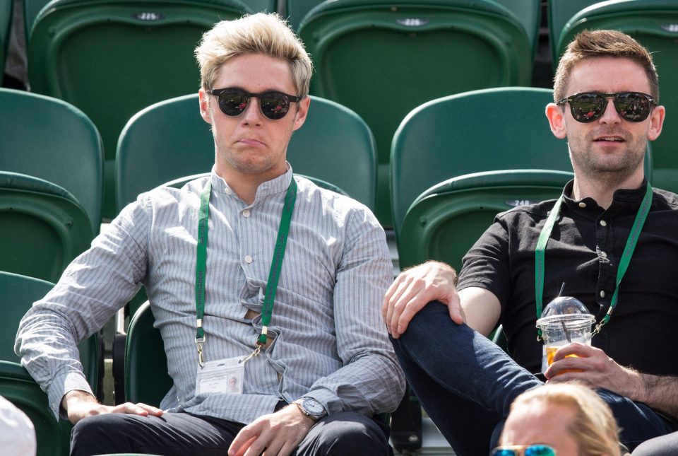 Niall even showed off his disappointed face during the day