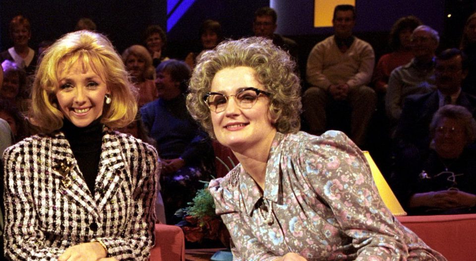 Happy memories...Debbie was told not to take the interview with Mrs Merton seriously