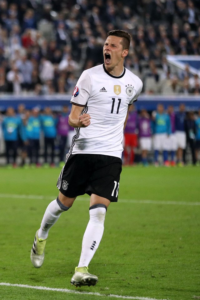  Draxler scored one and provided another in a 3-0 win over Slovakia at Euro 2016