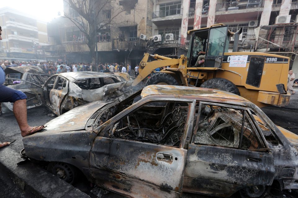  The car was packed with explosives when it was detonated inside the popular marketplace