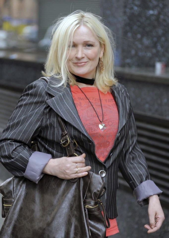 Friends and family said goodbye to Caroline Aherne 