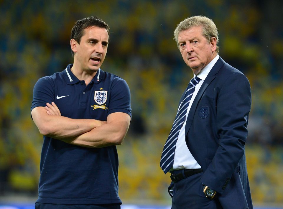  Roy Hodgson and Gary Neville both walked out on their England jobs before they pushed after losing 2-1 to minnows Iceland