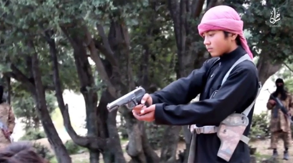  The child used a pistol to shoot the alleged Taliban 'spy'