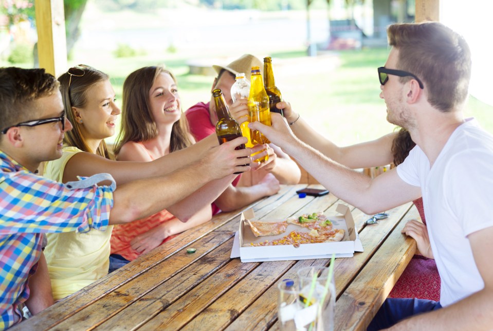 Even a small beer will attract some unwanted guests