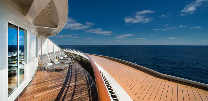 But once on board, the yacht spends an average of two-and-a-half days at each port 