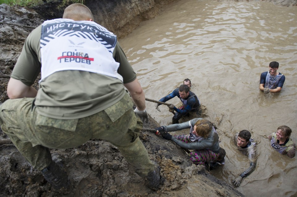 Mud, sweat and tears... the course promises to push unlucky competitors to their limits