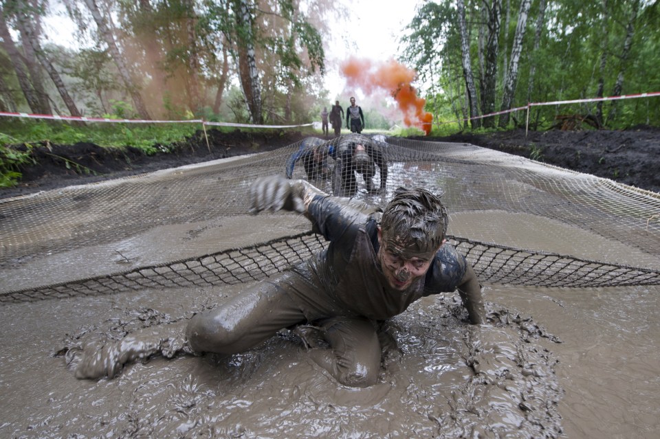 Some competitors flashed smiles as they neared the end, whilst others grimaced in pain