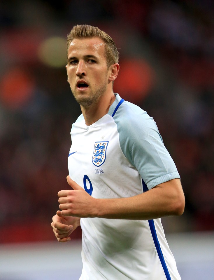  Striker ... Baby will be England and Spurs ace Harry Kane's first child