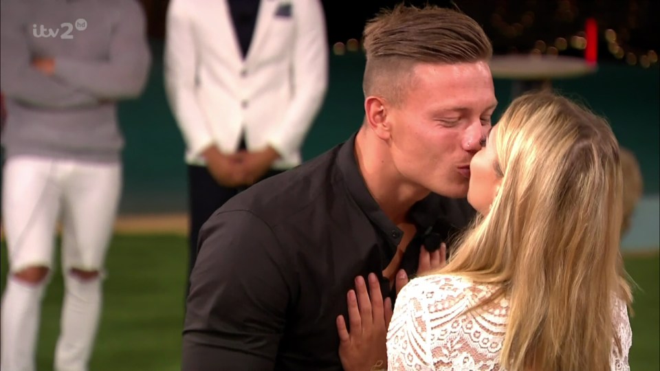 The couple declared their love for each other during last night's final