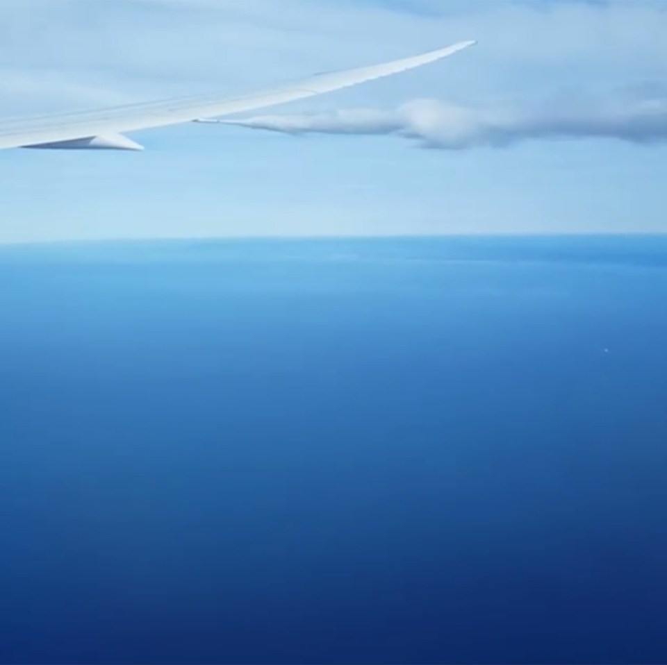  A concerned passenger filmed the fuel being dumped from the plane