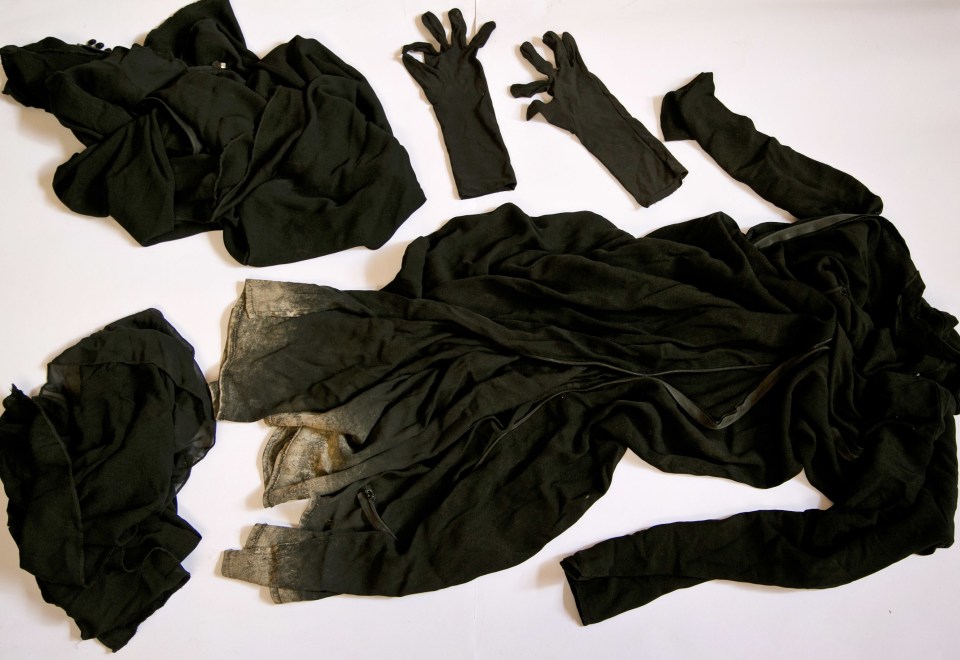  The discarded clothing worn by a Yazidi girl enslaved by ISIS