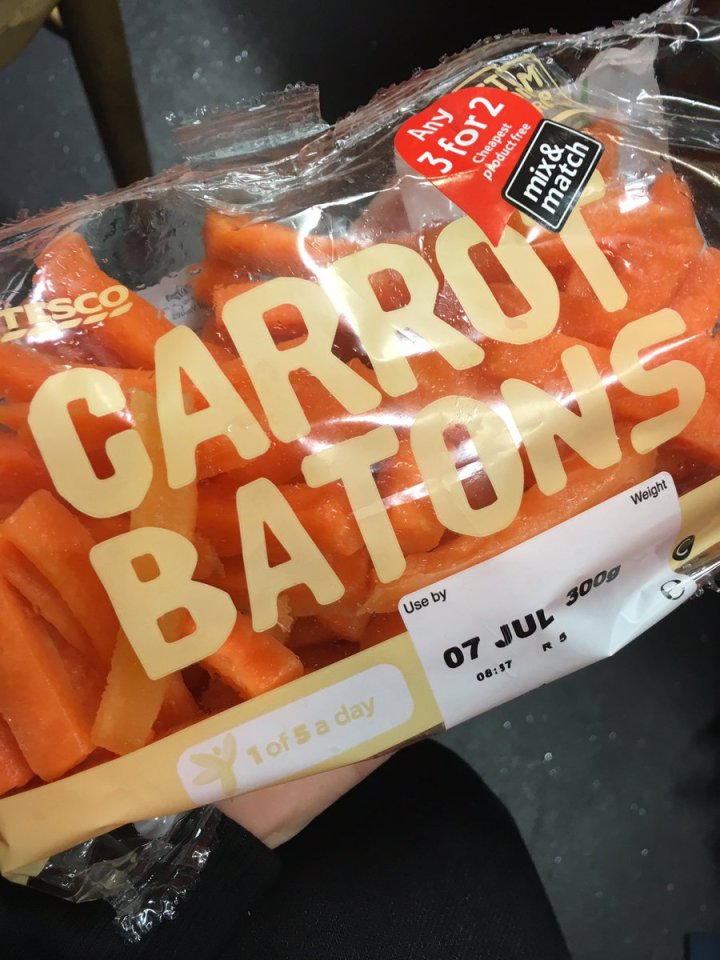 The angry customer even went as far as to say the supermarkets carrots were the worst on the market