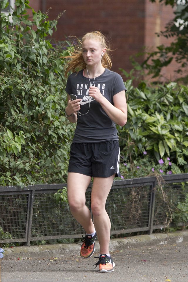  Sophie, 20, had tied her long hair into a ponytail