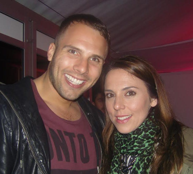 Dan with Mel C