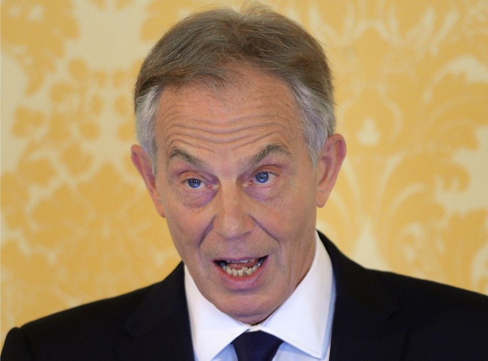  Blair makes a tearful speech after the Chilcot report was released today