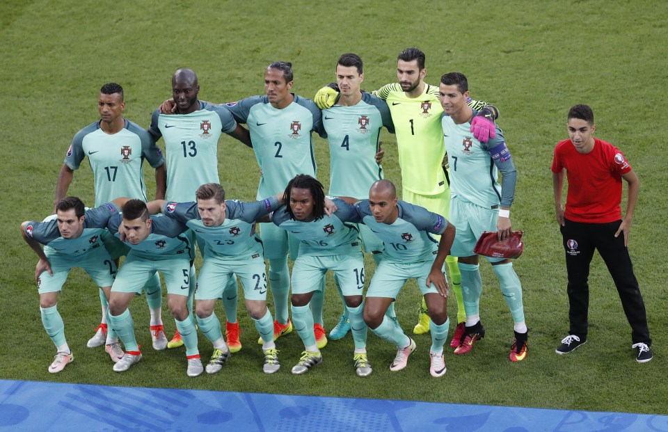  Portugal line up for the semi final without star central defender Pepe