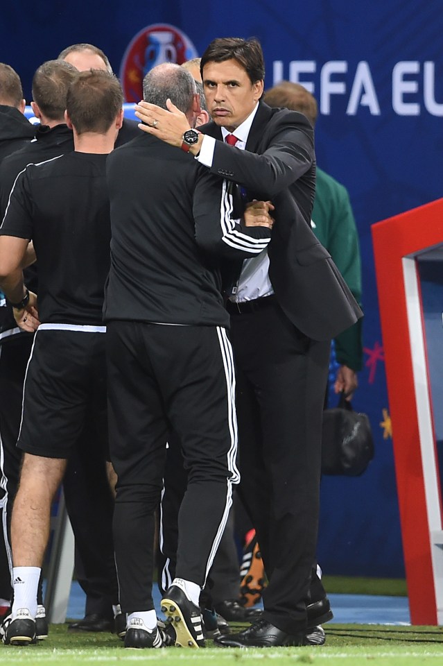  Chris Coleman knows his side have performed out of their skin to reach semis