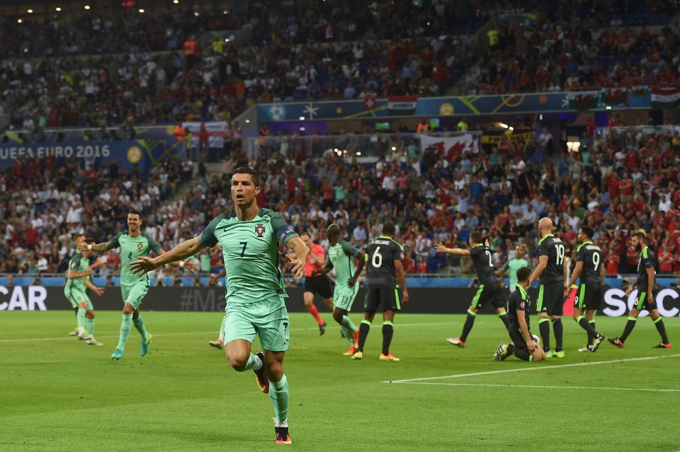  Ronaldo has now scored a record nine European Championship goals