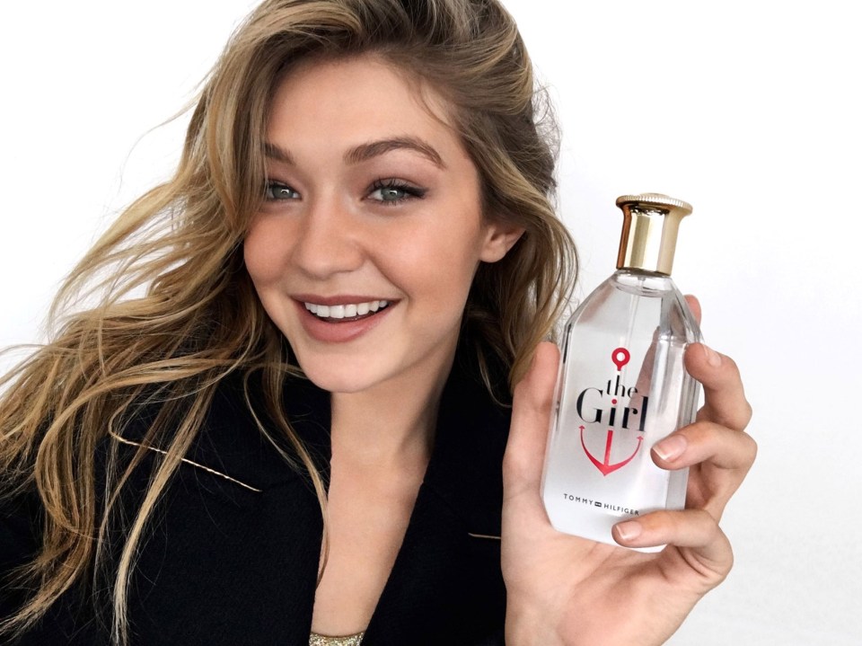  Gigi is the face of their Tommy Girl range