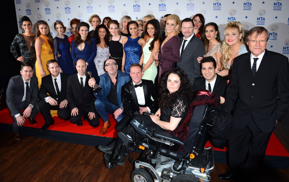  The Coronation Street cast at the National Television Awards 2014