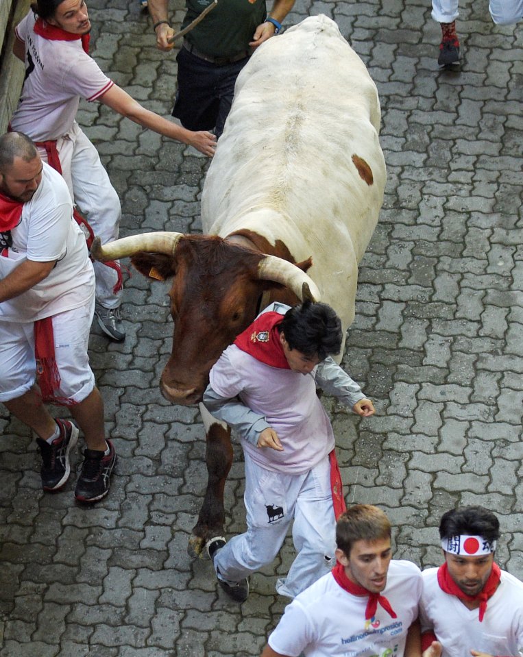  Thursday's run lasted 2 minutes, 28 seconds as the runners and bulls alike ran through the streets